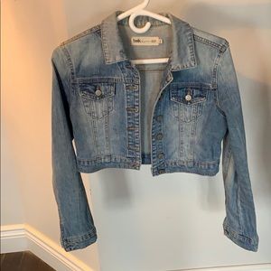 Crop jeans jacket
